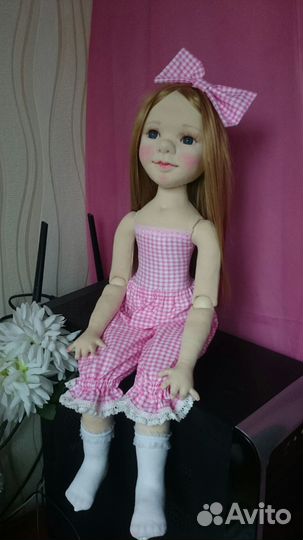 Кукла ручной работы из ткани Светлана