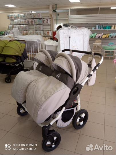 Коляска 2в1 двойная
