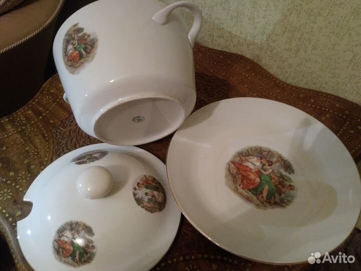 Супница и блюдо гдр Кахла 70 - годы