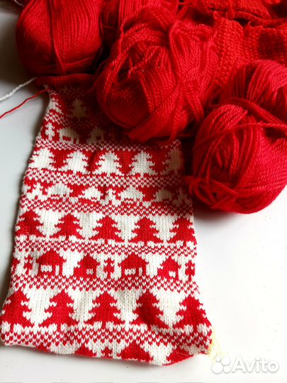 Пряжа пакетом недовяз