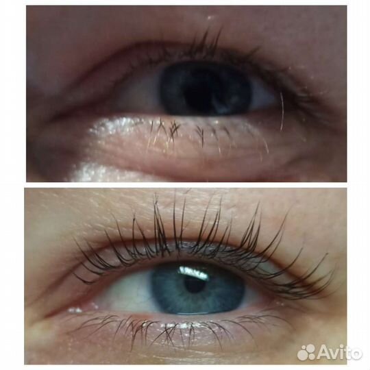 Ламинирование и ботокс ресниц и бровей