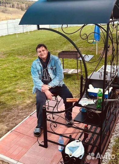 Мангал с навесом