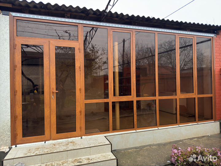 Алюминевые окна, двери, витражи