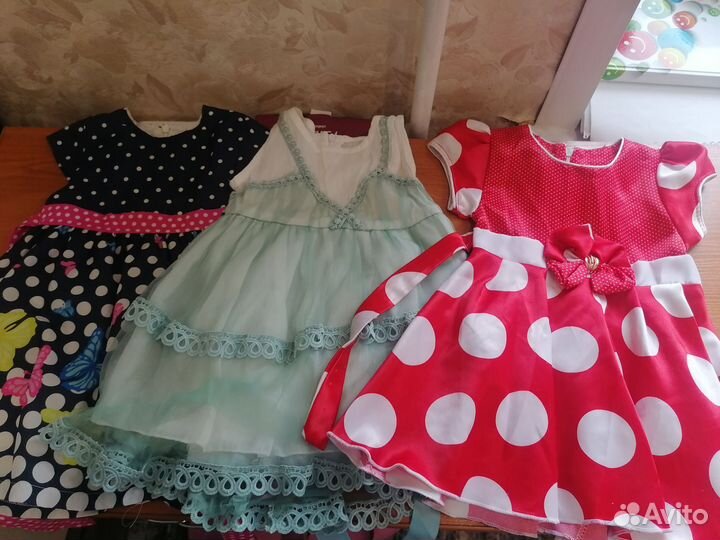 Платья для девочки 80 86 пакетом