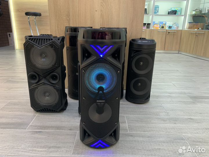 Портативная Bluetooth колонка с микрофоном ZQS6201