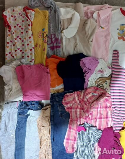 Детские вещи пакетом для девочки 122-128-134-140