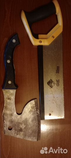 Набор (Кухонный топорик+ручная пила)