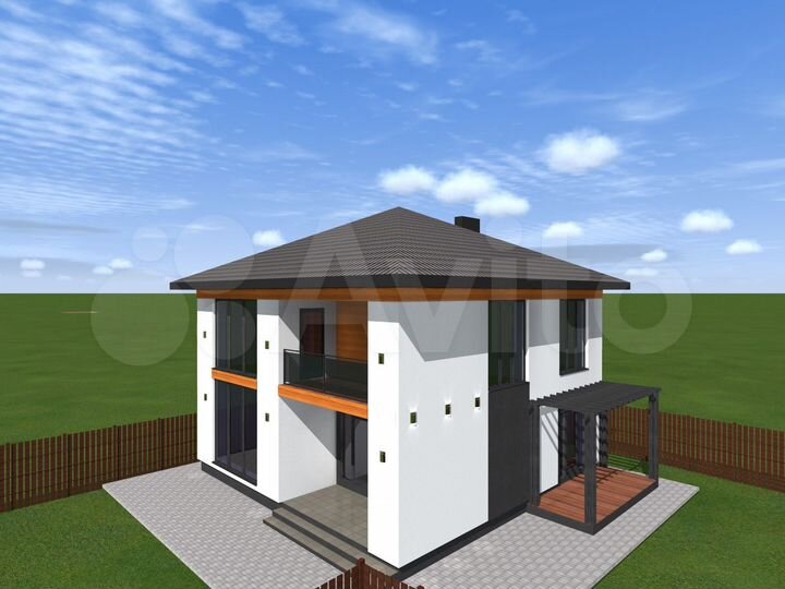 Дом 170 м² на участке 6 сот.