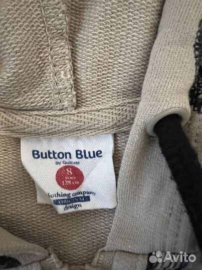 Button blue 128