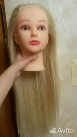 Манекен для причесок новая, болванка, голова учебн