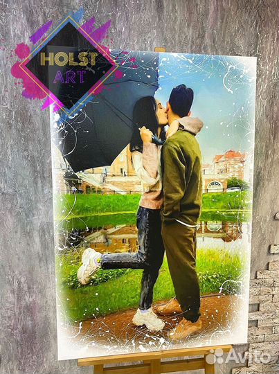 Портрет на холсте по фото