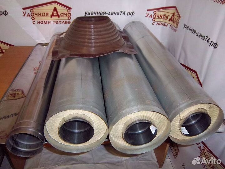 Трубы для дымохода (прямая сборка)