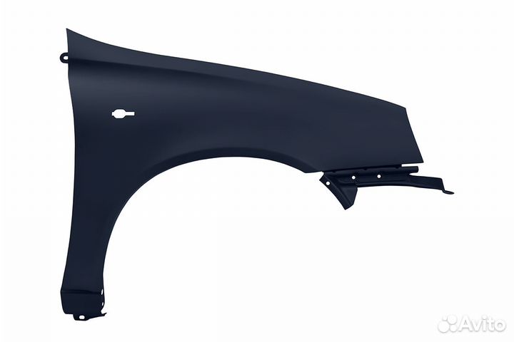 Крыло правое Лада Калина черный 665 Космос новое