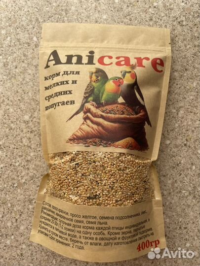 Корм для попугаев