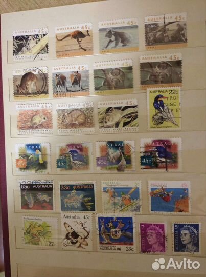 Почтовые марки Н. Зеландия, Австралии