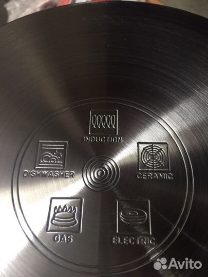 Кастрюля нержавейка 8л индукция