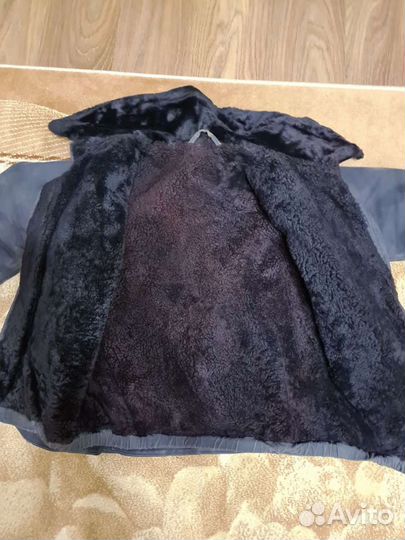 Куртка летная меховая на пуговицах