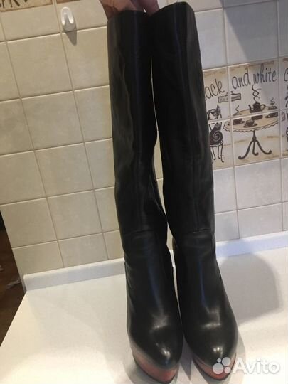 Сапоги Paolo Conte нат кожа, мех, 35 размер