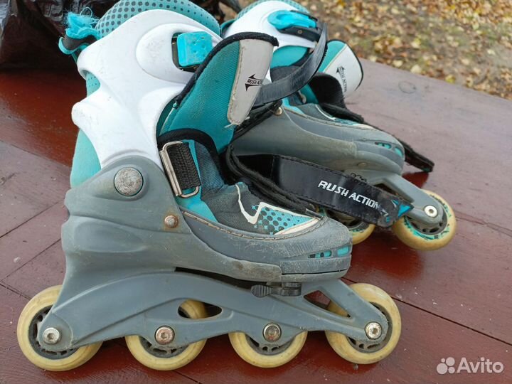 Роликовые коньки детские раздвижные 30-33