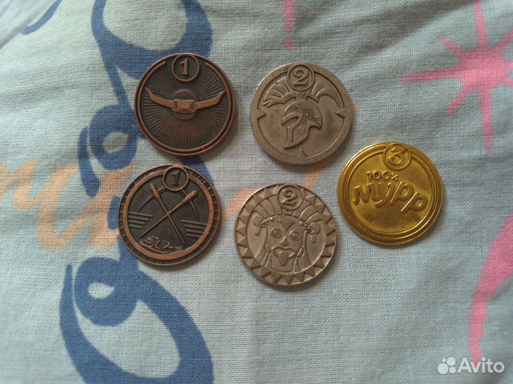 Монеты Пятерочка Мурр и другие