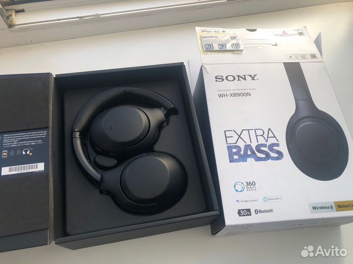 Беспроводные наушники sony xb-900n