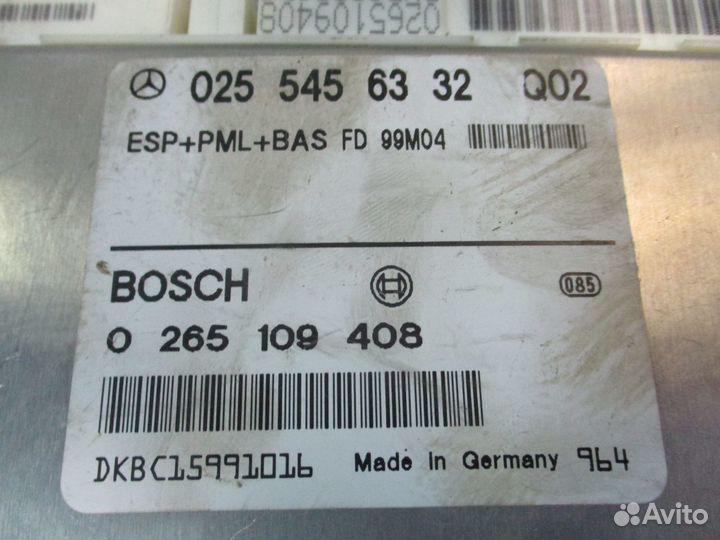 Блок управления ESP Mercedes-Benz w210 3.2