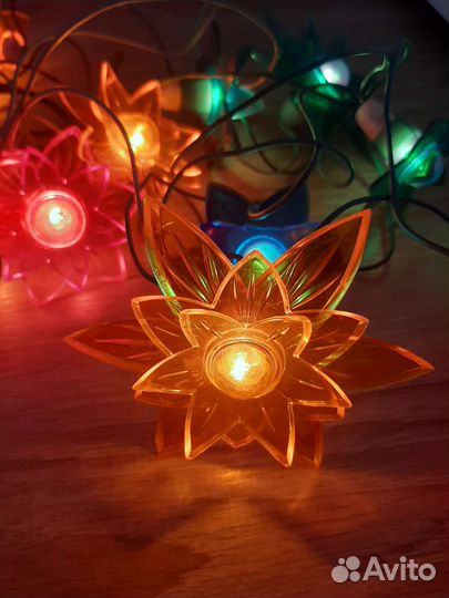 Елочная гирлянда Лилия СССР