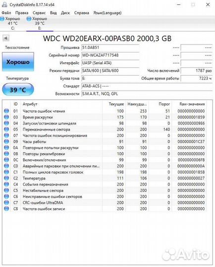 Жесткий диск WD 2TB