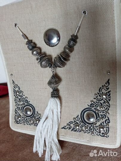 Сумка в стиле этно, бохо, текстильная