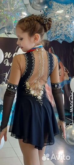 Костюм для фигурного катания 134 140