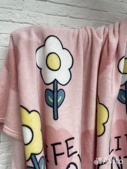 Плед детский плюшевый