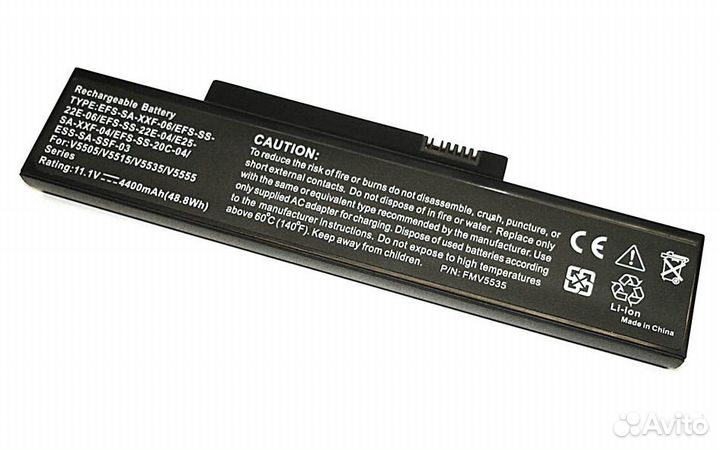Fujitsu Siemens Esprimo Mobile V5535 mAh черный