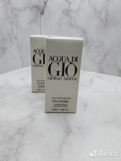 Giorgio armani aqua di gio 25ml duty free