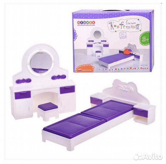 Мебель для кукол спальня