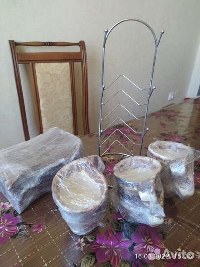 Набор чашек на подставке