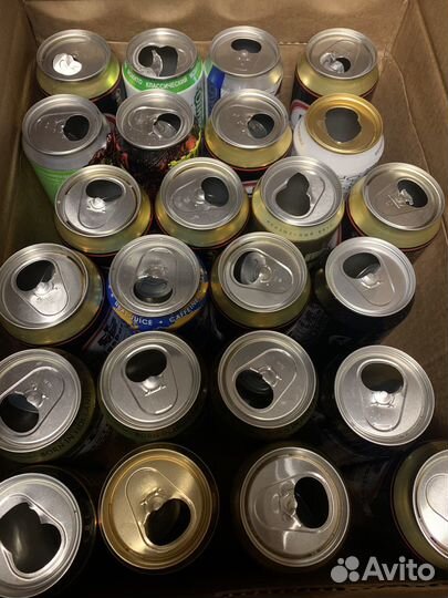 Банки от пива,напитков пустые