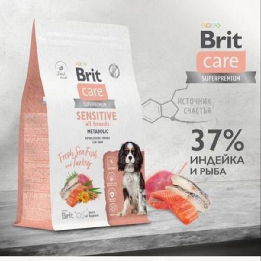 Корм для собак brit care