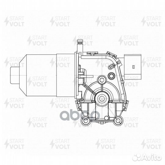 Моторедуктор стеклооч. для а/м Haval F7/F7x (19)