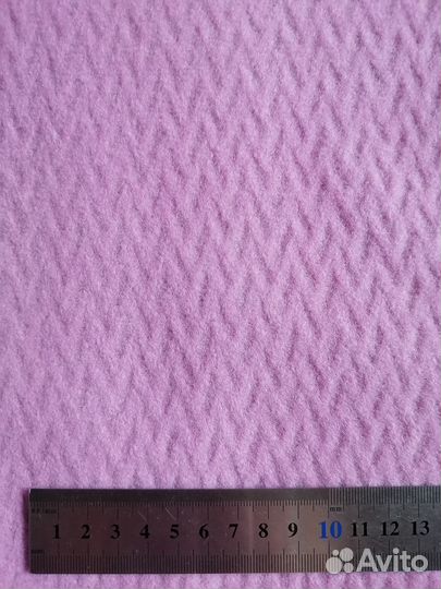 Ткань пальтовая лавандовая отрез
