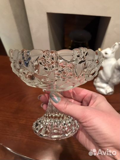 Вазочка ГДР Walter glass, советских времен