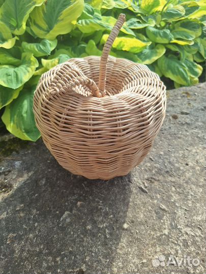 Корзина шкатулка плетеная