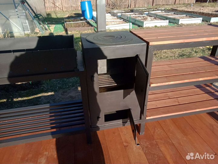 Мангальная зона лофт