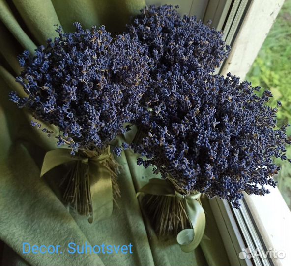 Букеты из лаванды