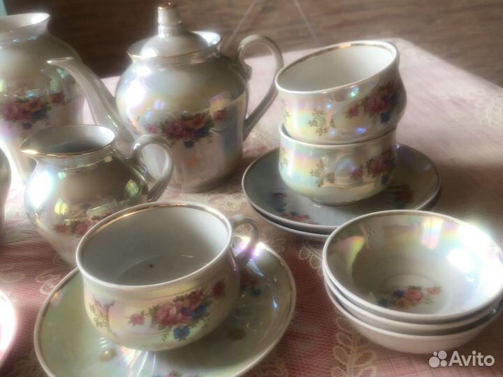 Чайный сервиз СССР дулево 22 предмета