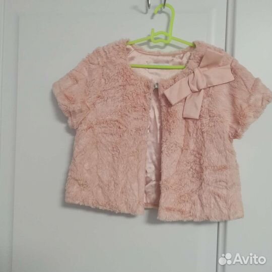 Шубка-накидка для девочки р-р 122