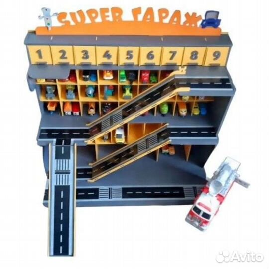 Детский гараж Парковка для машинок Hot Wheels