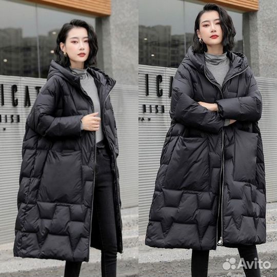 Суперский пуховик бохо новый