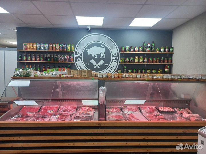 Мясной магазин, чистыми от 120к