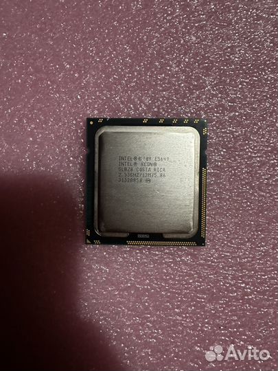 Процессор intel е5649