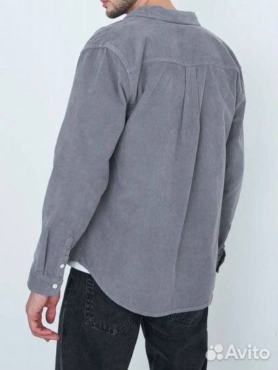 Новая Рубашка lambrusso jeans вельветовая 48-50